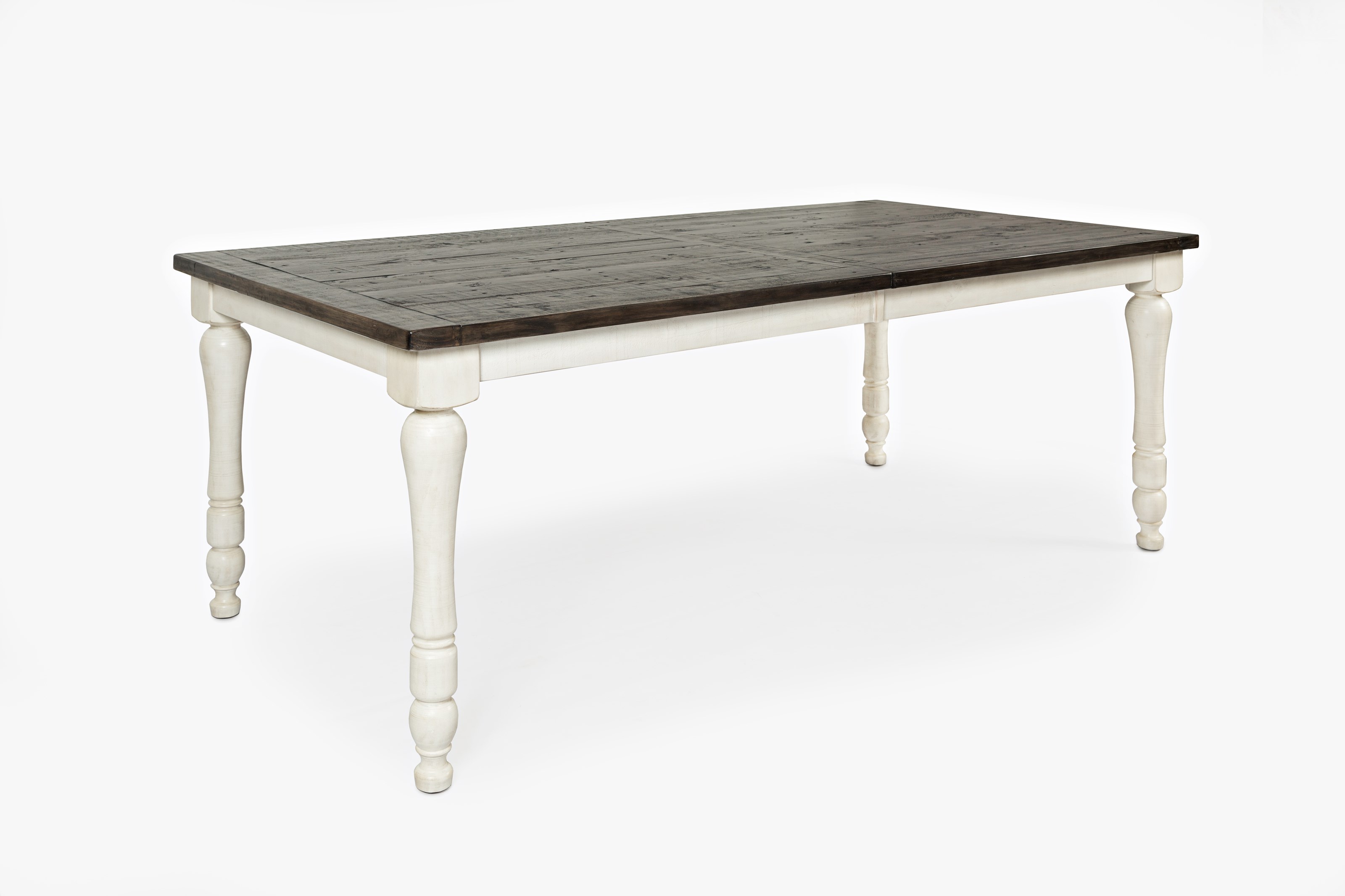 Madison county vintage white deals extendable adjustable height dining table